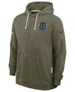 Nike Indianapolis Colts 2025 Salute to Service Sideline Standard Issue Dri-FIT Hoodie