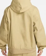 Nike Life Full-Zip Unlined Beige hooded Jacket