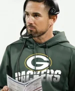 Nike Matt LaFleur Green Bay Packers Sideline Green Hoodie