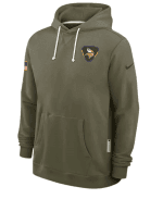 Nike Minnesota Vikings 2025 Salute to Service Sideline Standard Issue Dri-FIT Olive Green Hoodie