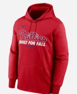 Nike Philadelphia Phillies 2025 MLB Postseason Authentic Collection Therma Red Hoodie 