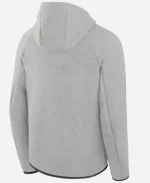 Nike Pittsburgh Steelers Tech Windrunner Heather Gray Full-Zip Hooded Jacket