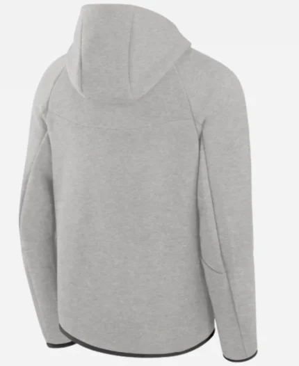 Nike Pittsburgh Steelers Tech Windrunner Heather Gray Full-Zip Hooded Jacket