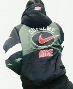 Nike x Supreme Sport Black & Green Hooded Jacket