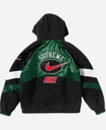Nike x Supreme Sport Button & Zipper Hooded Jacket - Green & Black