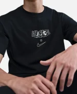 Nike x Yu-Gi-Oh Swoosh Round Neck Black Shirt