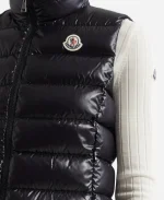 Nordstrom Moncler Ghany Mock Neck Down Black Puffer Vest