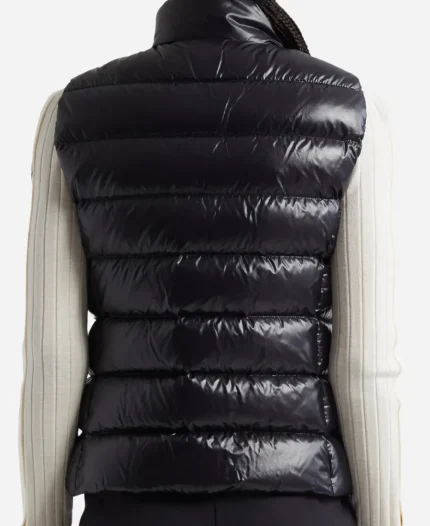 Nordstrom Moncler Ghany Mock Neck Down Puffer Vest - Black