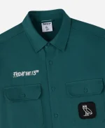 October's Very Own Friday The 13Th 3D Work Green Shirt