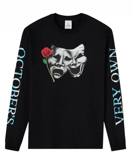  October’s Very Own Phantom Long-Sleeve Black T-Shirt 