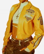 Pelle Pelle American Bruiser World Famous Soda Club Yellow Jacket