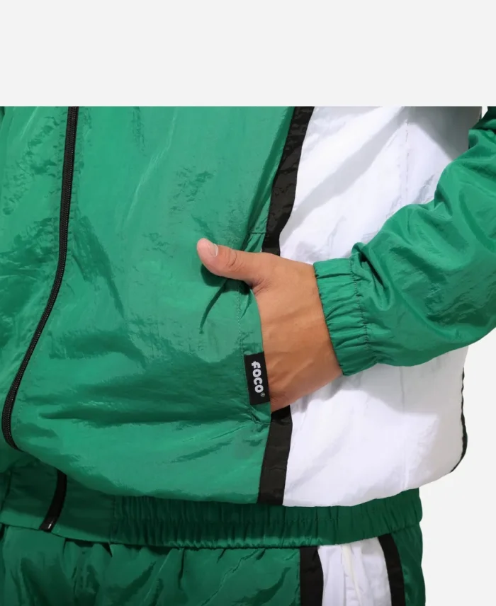 Philadelphia Eagles Nylon Crinkle Gameday Green Pocket Jacket