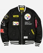 Pittsburgh Steelers New Era x Alpha Industries MA-1 Bomber Jacket