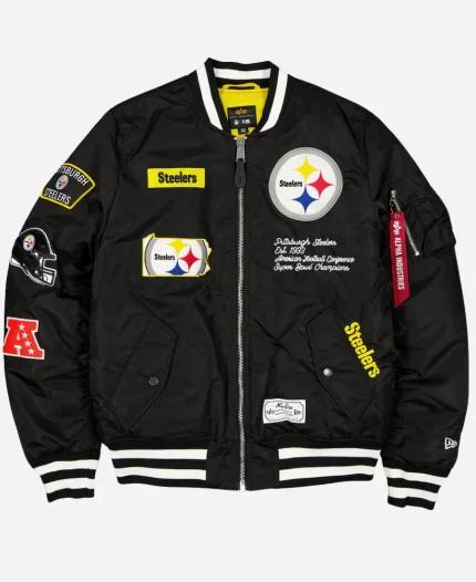 Pittsburgh Steelers New Era x Alpha Industries MA-1 Bomber Jacket