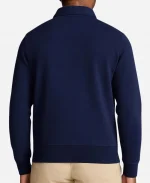 Polo Ralph Lauren Mark Lee Quarter-Zip Navy Blue Fleece Sweatshirt
