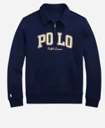Polo Ralph Lauren Mark Lee Quarter-Zip Navy Blue Sweatshirt