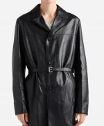 Prada Nappa Leather Coat