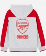 Primark x Arsenal FC Grey And Red  Pullover Hoodie