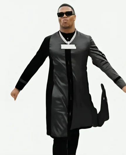 Red Carpet 2025 Draft Abdul Carter Black Coat