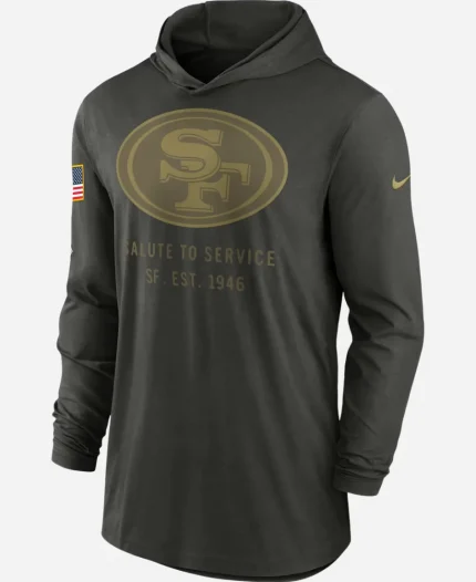 SF 49ers 2025 Salute to Service Hoodie