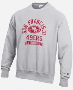 SF 49ers Champion Reverse Weave Grey Sweatshirt