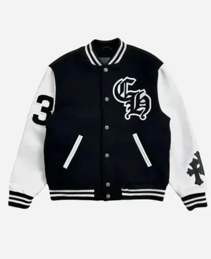 SGA NBA Oklahoma City Thunder 2025 Black and White Wool Varsity Jacket
