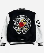 SGA Oklahoma City Thunder 2025 Black and White Wool Varsity Jacket