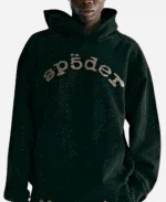 SP5DER VVS Black Hoodie