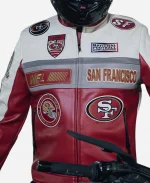 San Francisco 49ers Moto Jacket