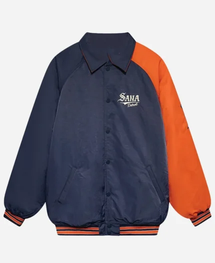 Sana x Skubal Detroit Bullpen Bomber Jacket