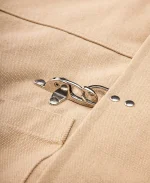 Shige 15oz Khaki Canvas Clasp Bomber Jacket