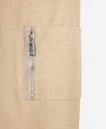 Shinzo Khaki Shige 15oz Canvas Clasp Bomber Jacket