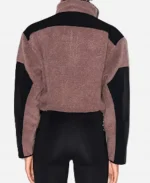 Skims Teddy Zip Up Purple Jacket