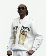 Snoop Dogg AFL Grand Final 2025 Woven White Jacket