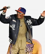 Spike Lee 2025 Montclair Film Festival Yankees Varsity Jacket Navy Blue