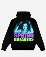 Spring Breakers X Selena Gomez Mask’s On Black Hoodie