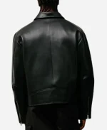  Stussy Classic Biker Black Real Leather Jacket