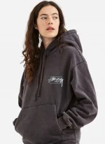 Stussy Dyed Designs Black Pullover Hoodie