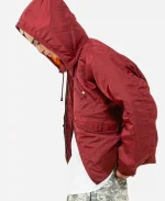 Stussy Snow Flight Burgundy Jacket