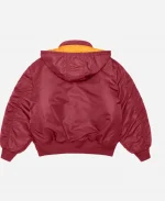Stussy Snow Flight Red Bomber Jacket