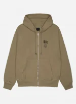 Stussy Swim Out Zip khaki Hoodie