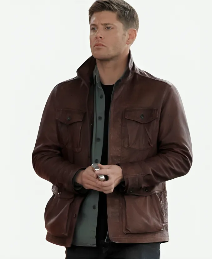 Supernatural S7 Dean Winchester Leather Jacket Supernatural S7 Dean Winchester Leather Jacket