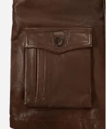 Supernatural Season 7 Dean Winchester Brown Leather Jacket