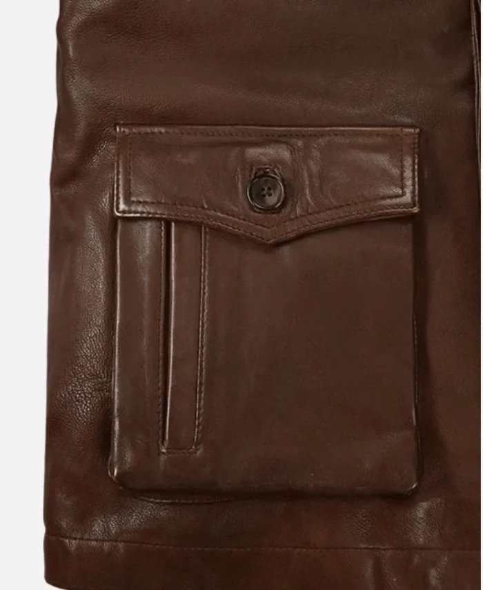 Supernatural Season 7 Dean Winchester Brown Leather Jacket