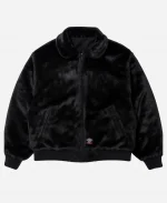 Supreme x Dickies Reversible Quilted Faux Fur Work Bomber Black Jacket