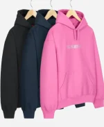 Supreme x Swarovski Motion Logo Hoodie - Black, Blue & Pink