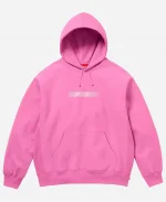 Supreme x Swarovski Motion Logo Pink Hoodie