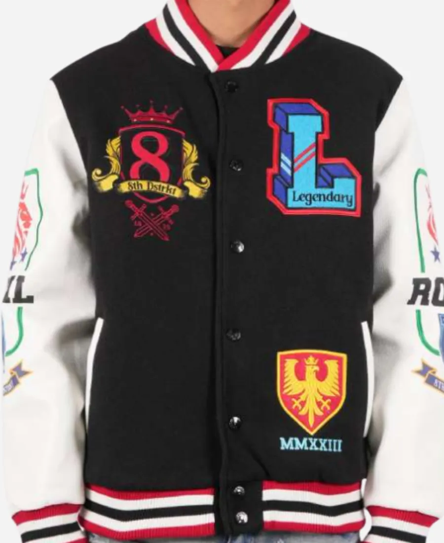 TWO MILL TWENTY Legendary Lion Varsity Jacket TWO MILL TWENTY Legendary Lion Varsity Jacket