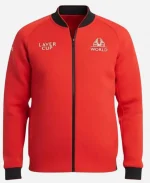 Taylor Fritz Laver Cup Red Bomber Jacket