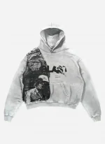 The Blast Pullover White Hoodie